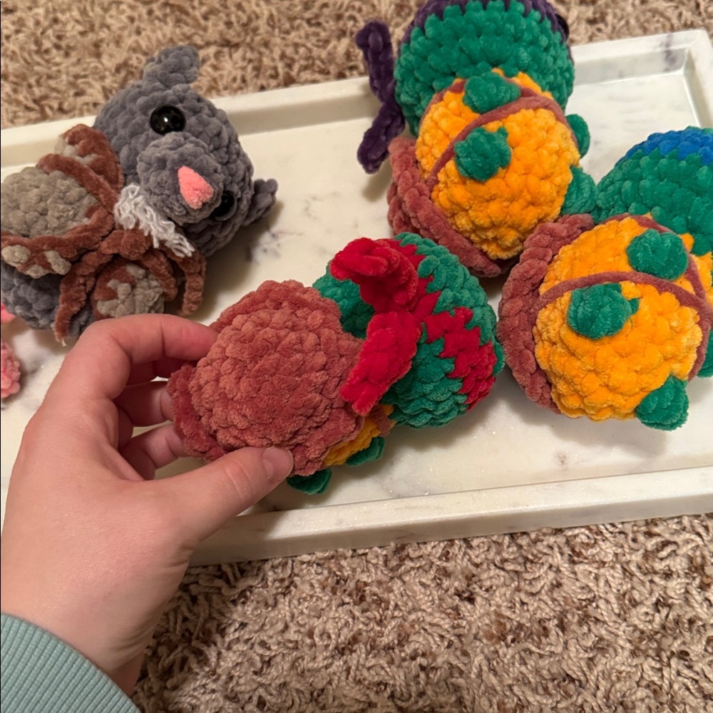 Teenage Mutant Ninja Turtles crocheted plushies and Splinter - Picture 4 of 7